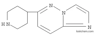 Molecular Structure of 1206969-99-4 (Imidazo[1,2-b]pyridazine, 6-(4-piperidinyl)-)
